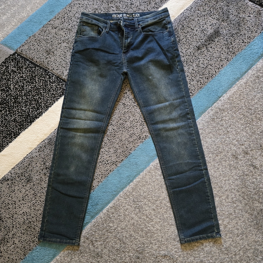 Vintage genes black men's slim fit 32/32 jeans EUC
